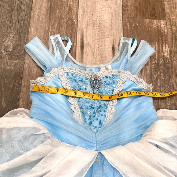 Disney Parks Cinderella Dress Gown Bippity Boppity Boutique DCL Girl’s 9/10 - Picture 8 of 15